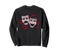 Masques de théâtre comédie et tragédie Sweatshirt