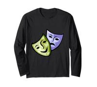 Masques de théâtre comédie tragédie Manche Longue