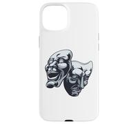 Masques de théâtre Dramatique comédie et tragédie Coque pour iPhone 15 Plus
