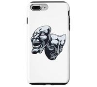 Masques de théâtre Dramatique comédie et tragédie Coque pour iPhone 7 Plus/8 Plus