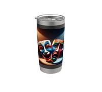 Masques de théâtre dramatique comédie et tragédie Gobelet isotherme en acier inoxydable double paroi