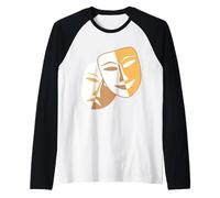 Masques de théâtre Dramatique comédie et tragédie Manche Raglan