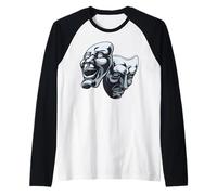Masques de théâtre Dramatique comédie et tragédie Manche Raglan