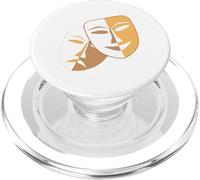 Masques de théâtre Dramatique comédie et tragédie PopSockets PopGrip pour MagSafe