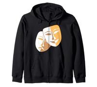 Masques de théâtre Dramatique comédie et tragédie Sweat à Capuche