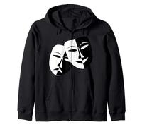 Masques de théâtre Dramatique comédie et tragédie Sweat à Capuche