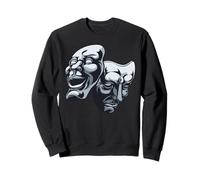 Masques de théâtre Dramatique comédie et tragédie Sweatshirt