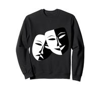Masques de théâtre Dramatique comédie et tragédie Sweatshirt