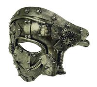 Masques De Vapeur En Métal - Masque Vénitien Punk, Masque En Métal Steampunk | Large Gamme Applicationshalloween Party, Mardi Gras, Phantom Of The Masquerade Ball Prop, Accessoires Pour Cos