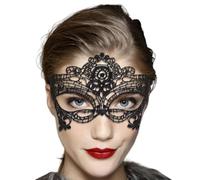 Masques Dentelle, Masque pour les Yeux en Dentelle Sexy Noire pour Femmes, Masques de Bal Masqué, Masqué vénitien pour les yeux, pour la fête de Carnaval d'Halloween