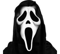Masques D'Horreur Pour Halloween, Masque Scream, Masques de FantôMes, pour Halloween, Fêtes Costumées et événements d'horreur, Unisexe, Fidèle Aux Détails