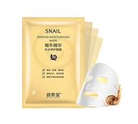 Masques en feuille de bave d'escargot Masque anti-humidité en tissu 100% cellulose contre la sécheresse et les rides 10 pièces dans un ensemble
