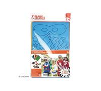 Masques en papier mousse - GRAINE CREATIVE - Super héros - 12 pcs - Multicolore - Prêt à l'emploi