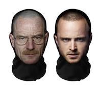 Masques faciaux intégraux réalistes avec impression 3D « Breaking Bad Bundle » Walter White, Jesse Pinkman - Respirants, légers et confortables, idéaux pour cosplay, fêtes, Halloween, carnaval et
