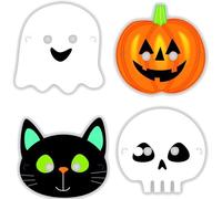 Masques Halloween Friends AMSCAN - 8 pièces - 4 formes différentes