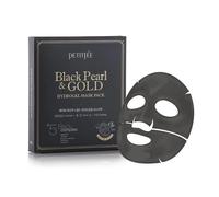 Masques hydrogel Petitfee avec perle et or Black Pearl&Gold, 5 pieces