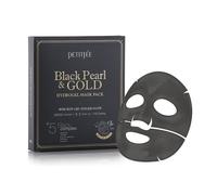 Masques hydrogel Petitfee avec perle et or Black Pearl&Gold, 5 pieces