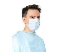 Masques jetables Kolmi Vitals à élastiques EN 14683 Type II bleu - x60 MEDICOM