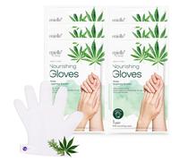 Masques nourrissants pour les mains Epielle - Lot de 6 gants en chanvre | Soin hydratant en profondeur pour les mains s ches | Enrichi en extrait