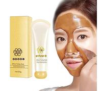 Masques pour le visage Masque de déchirure du miel Contrôle de la tête noire peler Masque Pele Peel pour le visage Contrôle de l'huile Dépassement noir Off Pores propres à la peau morte (1 PCS)