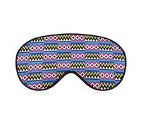 Masques pour les yeux doux africains Kente Nwentoma avec sangle réglable, léger et confortable pour dormir