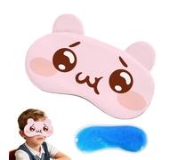 Masques Pour Les Yeux - Polyester, Masque De Nuit Occultant Avec Gel Glacé | Bandeau De Sommeil Doux & Apaisant, Cache-Yeux Motif Dessin Animé Pour Maison, Avion,