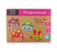 Masques Puzzle À Créer Soi Même Motif Fées Et Princesses