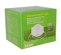 Masques sans valve Kerbl FFP1 NR D (x10) Blanc TU
