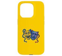 Masques théâtraux comédie et tragédie Coque pour iPhone 15 Pro