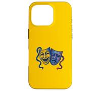 Masques théâtraux comédie et tragédie Coque pour iPhone 16 Pro