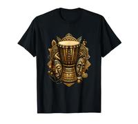 Masques Tribaux africains de djembé de Tambour T-Shirt
