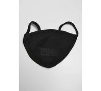 Urban Classics Masque logo imprimé – Lot de 2 – Noir – Taille unique mixte