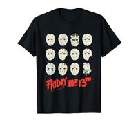 Masques Vendredi Le 13e Halloween Design T-Shirt