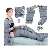 Masqueur de Jambes par Compression d’Air 6 Zones - Thérapie Silencieuse pour Circulation Sanguine, Drainage Lymphatique et Soulagement des Douleurs