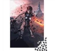 Mass Effect Puzzle 1000 Pièces Educa Jouet en Bois Divertissement Créatif Décoration Intérieure Jeu Éducatif Challenge Toy pour Adultes Et Enfants À Partir De 12 Ans 1000pcs (75x50cm)