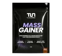 MASS GAINER | Gainer Prise de Masse Musculation | Créatine | +1200 kcal par jour | Protéines Whey & Caséine + Glucides Avoine & Maltodextrine + MCT | 20 Portions par Doypack de 2 kg | Chocolat | TLN