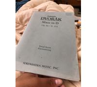 Mass in D, Op. 86 / B. 175: Vocal score