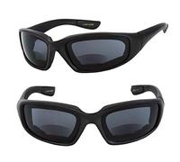 Mass Vision 2 paires de lunettes de soleil bifocales en EVA avec rembourrage en mousse pour homme et femme - Noir - M