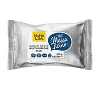 Massa Ticino Mona Lisa Pâte à sucre multi-usage pour gâteaux Bleu 250 g
