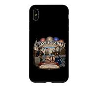 Massachusetts 250e Anniversaire de l'insurrection du thé de Boston Coque pour iPhone XS Max