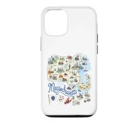 Massachusetts, MA, États-Unis, Cartes d'icônes, Boston Coque pour iPhone 12/12 Pro