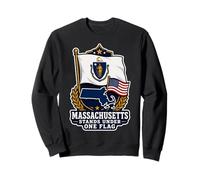 Massachusetts Stands Under One Flag Sweatshirt