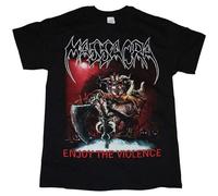 Massacra Enjoy The Violence Death Thrash Metal Loudblast T-Shirt Black 3XL