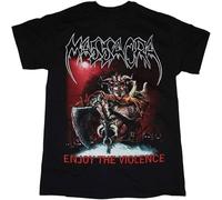 Massacra Enjoy The Violence Death Thrash Metal Loudblast T-Shirt Black L