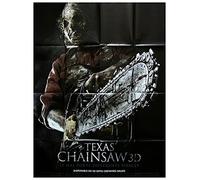 Massacre à la Tronçonneuse 3D Affiche Cinéma Originale Grand Format (160x120 cm Pliée)