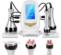 Massage 3en1 ultrasons 40kHz cavitation radiofréquence visage corps | Appareil bien-être multifonction à ultrasons adapté à une utilisation confortable sur le visage et le corps chez soi.