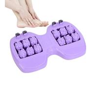 Massage aux rouleaux de pieds - 28 x 8,5 cm, thérapie par acupression double pied | Double rouleau portable - Perles magnétiques | Masseur anti-douleur | Détente Circulation Sanguine