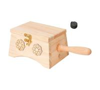 Massage Box, Wooden Heat Tool, Wooden Color, Targets Belly Waist Back Arms Knees, Promotes Relaxation, Ergonomic Body Massager for Adults, Women, Men, and Elderly Household