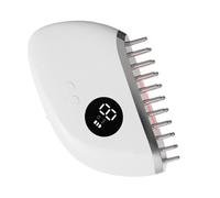 Massage Comb - Rechargeable Grooming Brush, Soothing Scalp Care for Promoting Relaxation, 9 Vibration with Gentle Circulation Boosting Feature, Hair Growth Brush for Women Men Everyday Use
