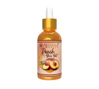 Massage corporel et hydratant au goût de pêche à l'huile de Yoni : équilibre le parfum féminin intime et le niveau de pH. Fraîcheur & Hygiène Naturelles, Vegan, Bio